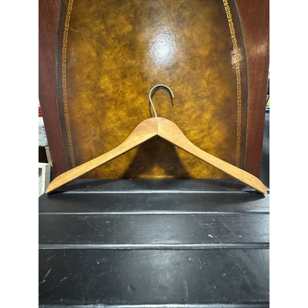 Vintage Canada National Steamship Wood Coat Hanger